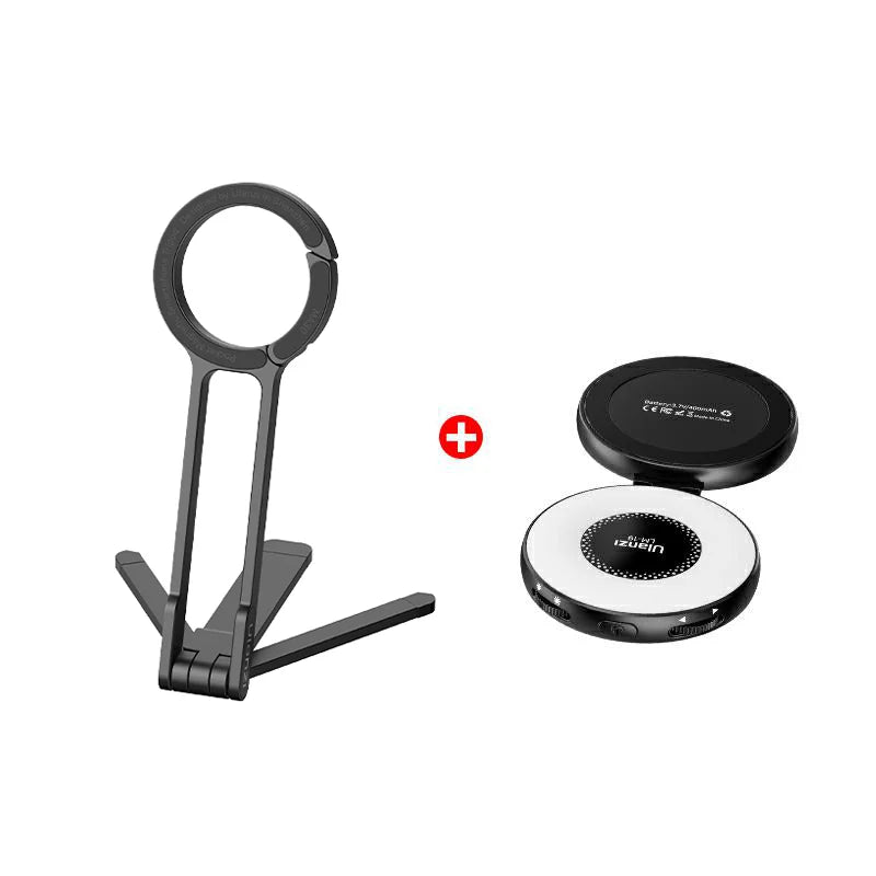 MA30 Magsafe Phone Tripod Dual-Sided Magnetic Phone Holder Phone Stand for Iphone 16 15 Outdoor Travel Vlog Livestreaming