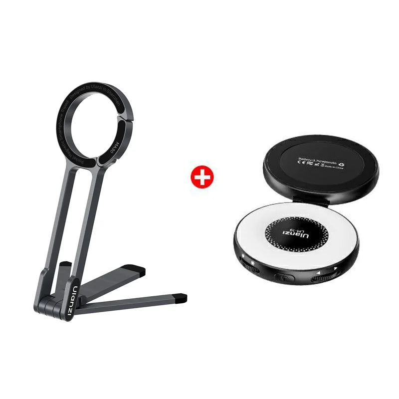 MA30 Magsafe Phone Tripod Dual-Sided Magnetic Phone Holder Phone Stand for Iphone 16 15 Outdoor Travel Vlog Livestreaming